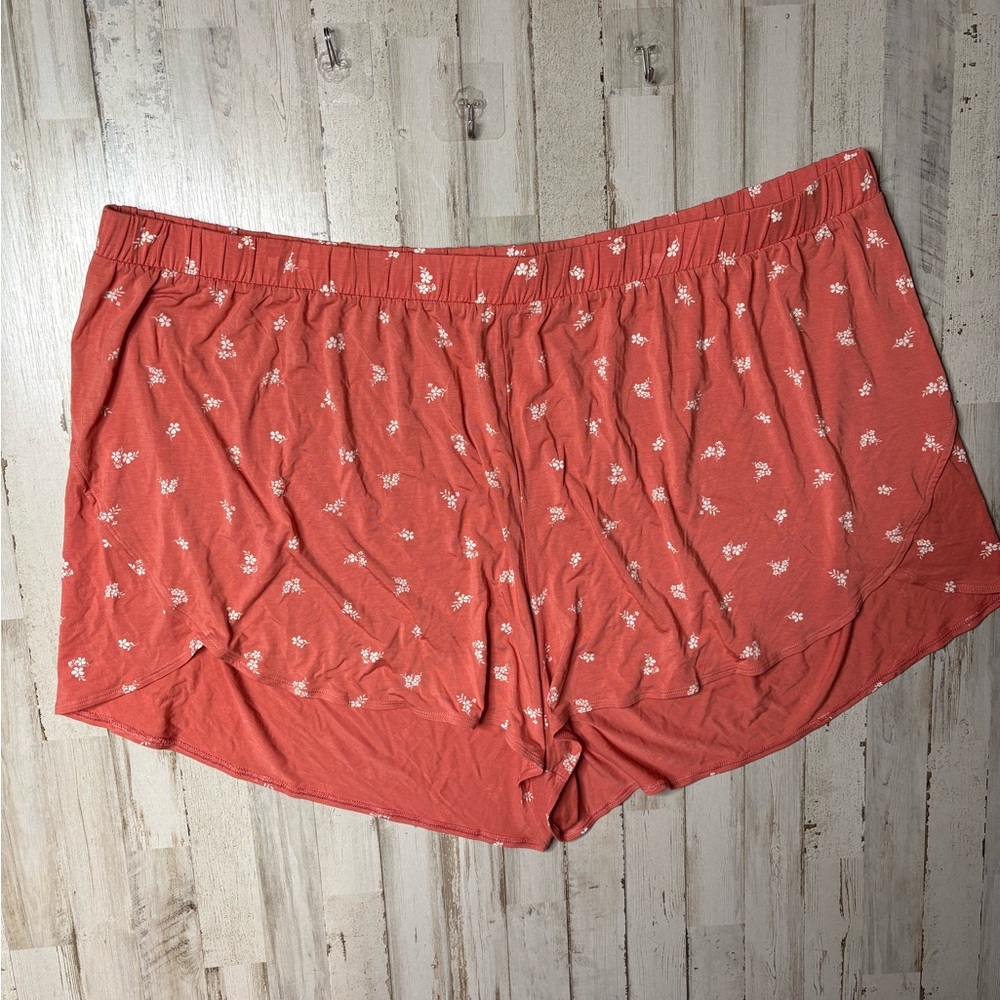 Old Navy  Floral Lounge Women's Sunday Sleep Shorts Pajama 4X - Picture 9 of 12